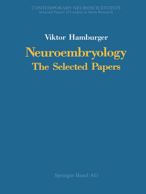 cover image of Neuroembryology